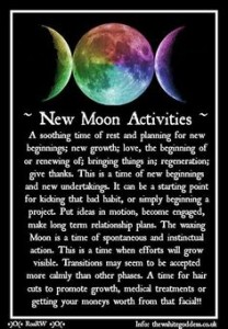 New Moon Activities