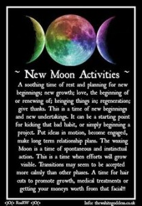 New Moon Activities