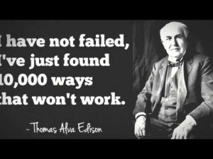 Thomas Edison on Failure